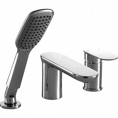 Смеситель на борт ванны Bravat F565104C-2-ENG хром