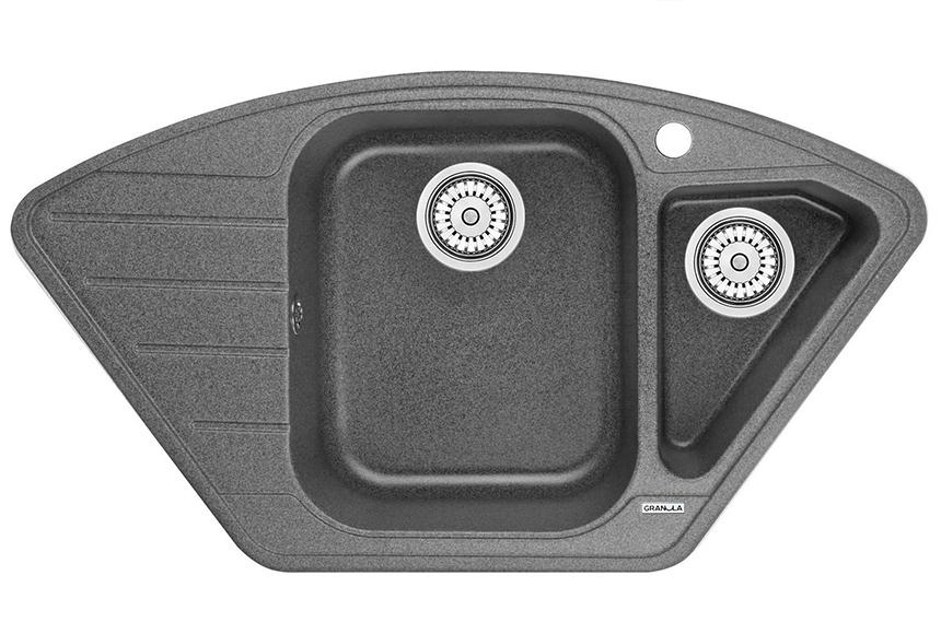 Кухонные мойки Granula GR-9101 графит