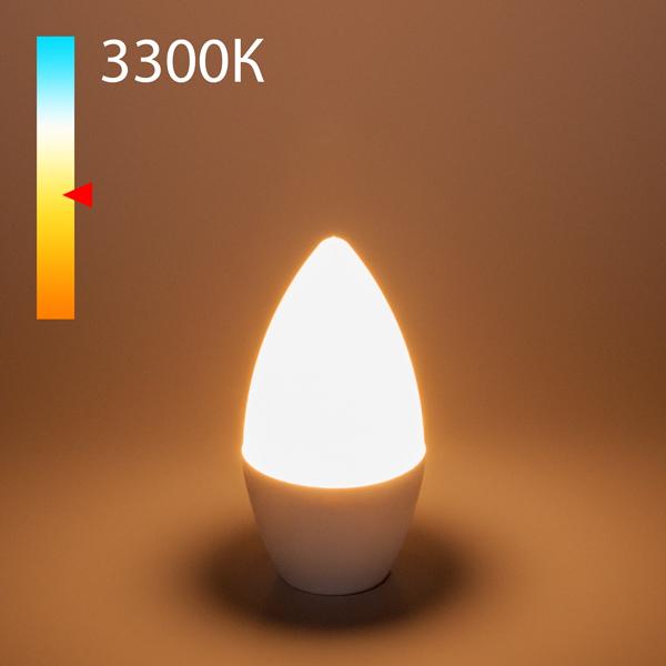 Светодиодная лампа "Свеча" Elektrostandard C37 8W 3300K E14 BLE1402