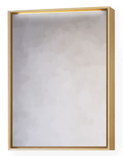 Зеркало-шкаф Raval Frame 75 с подсветкой, розеткой Fra.03.75/DS дуб сонома