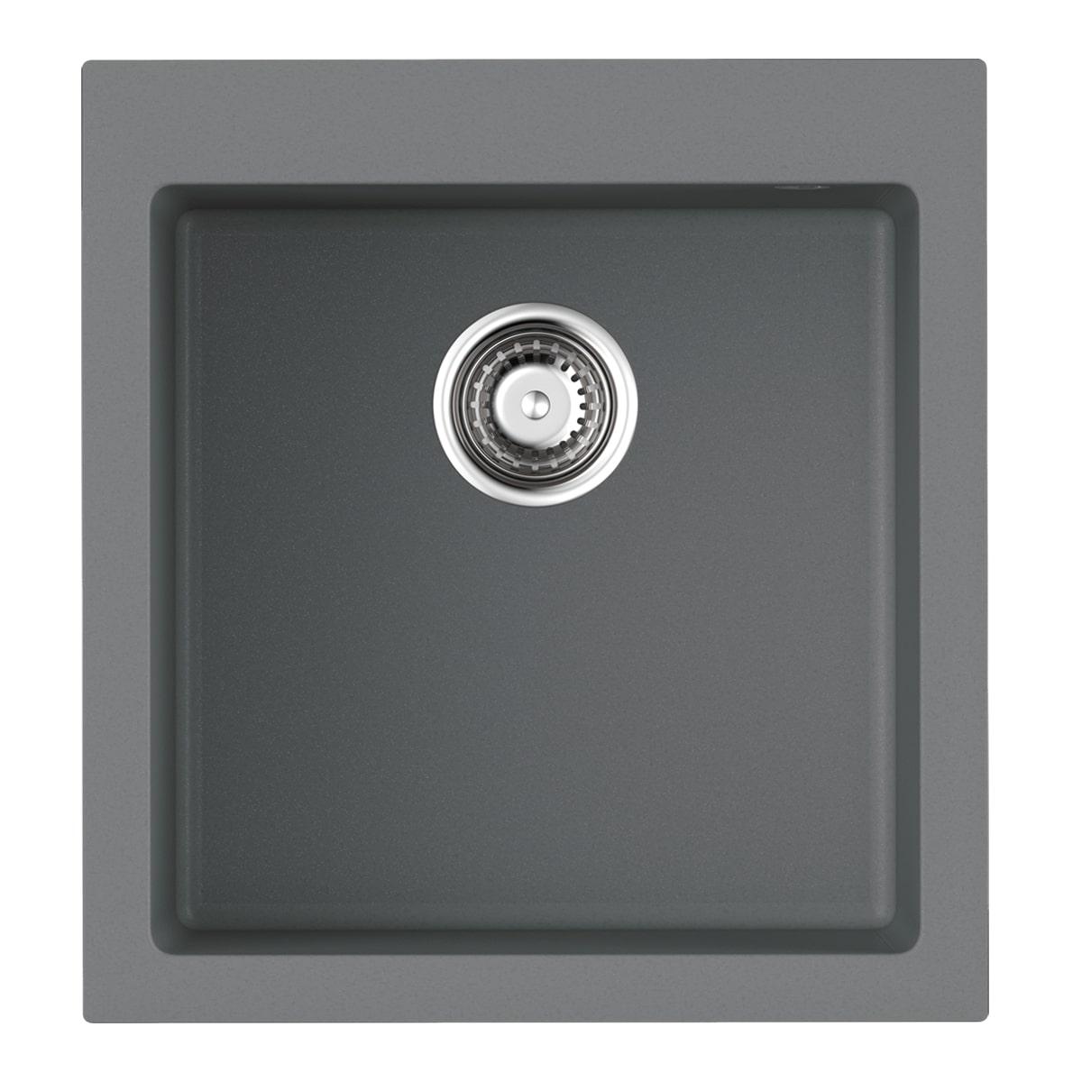 Врезная кухонная мойка Omoikiri Bosen 47-GR leningrad grey 4993594