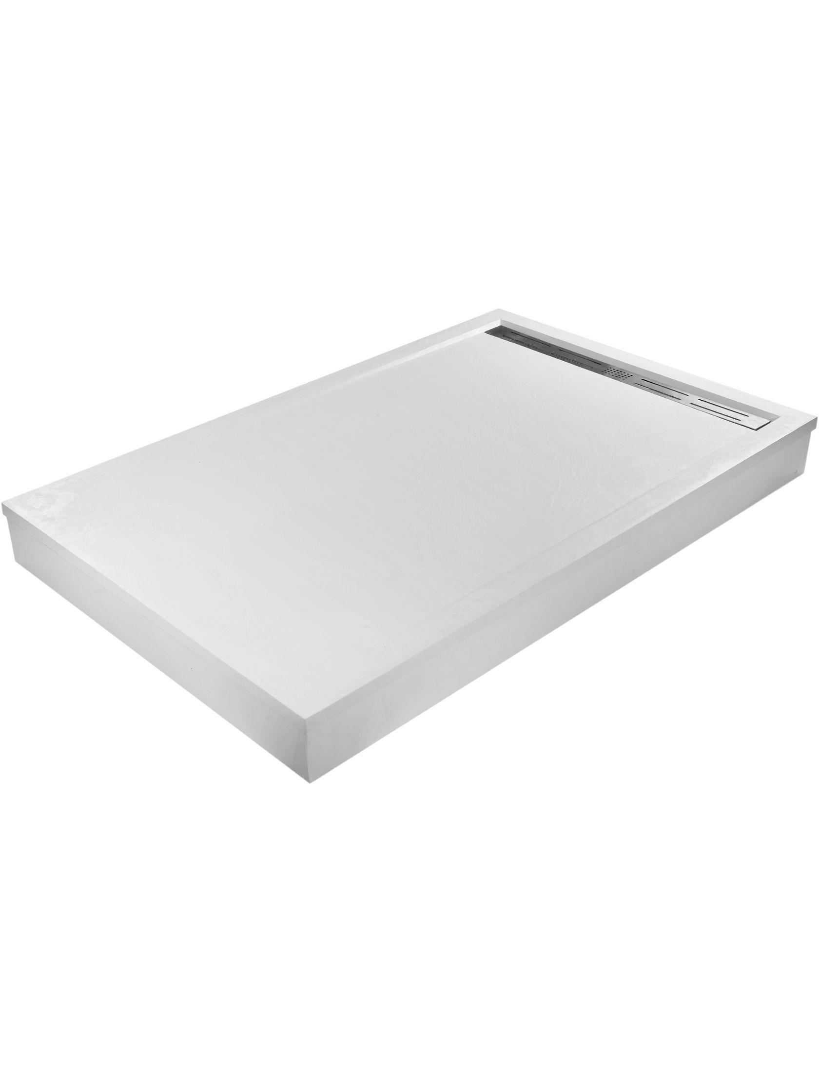 Душевой поддон с сифоном WeltWasser WW TRS 14090 STONE-WT 140х90х3 10000004375 белый