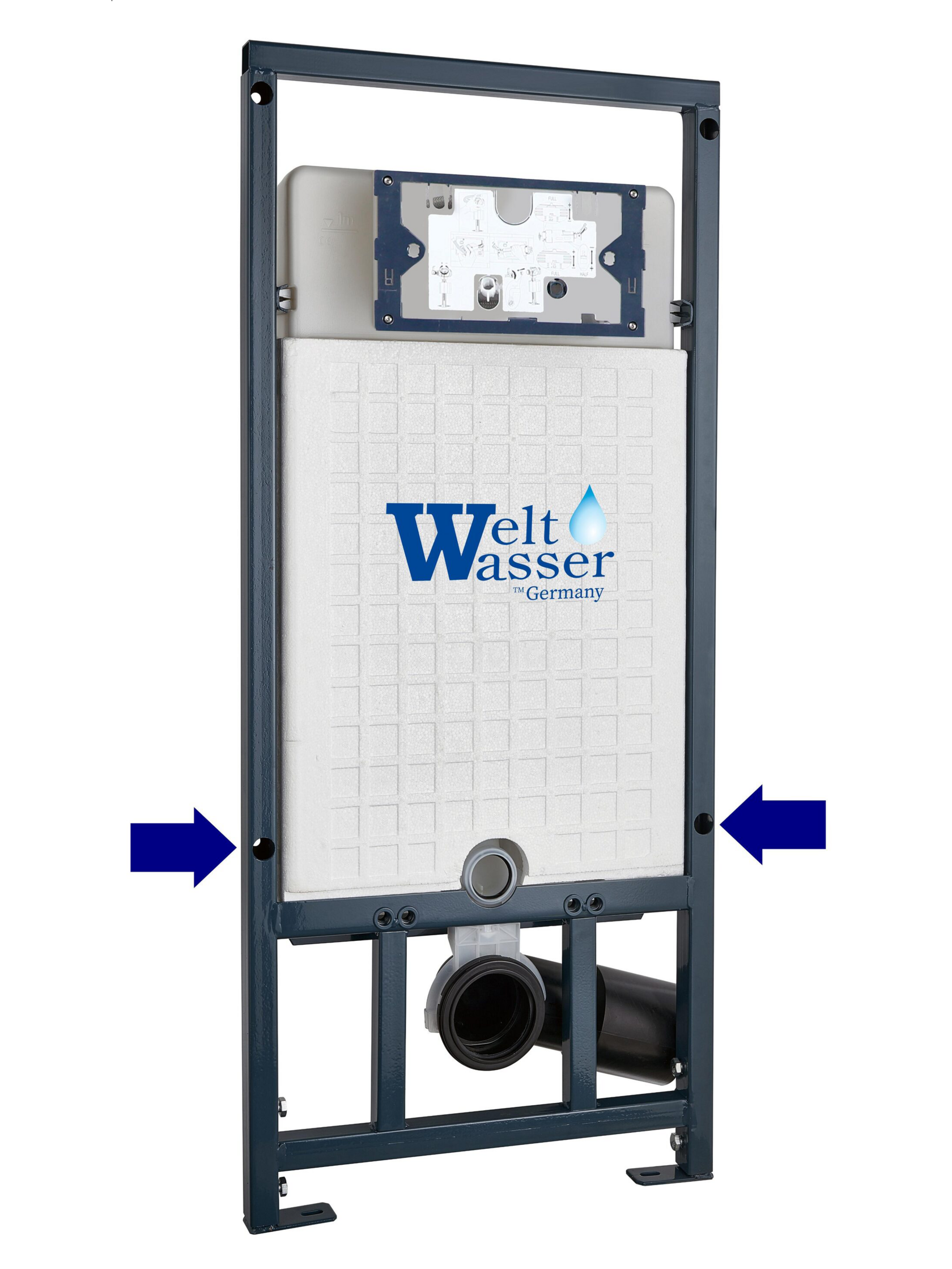 Инсталляция для подвесного унитаза WeltWasser WW Marberg 507 10000005949 без кнопки