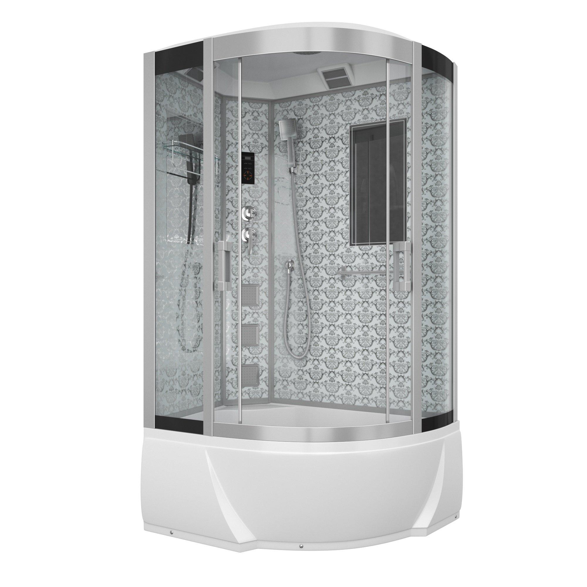 Душевая кабина Niagara Luxe 7712WL 80x120 высокий поддон (4 места)