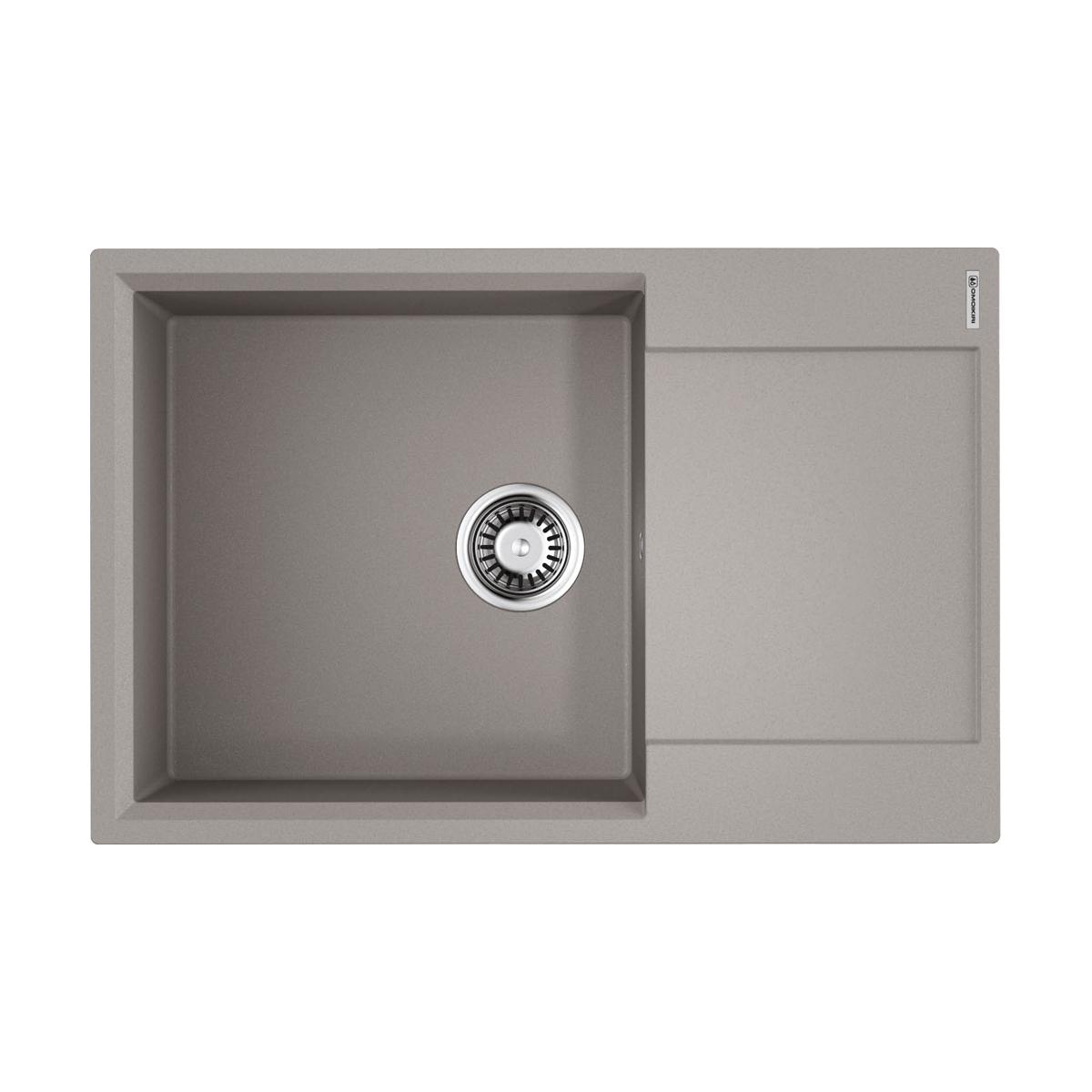 Врезная кухонная мойка Omoikiri Daisen 78-LB-GR leningrad grey 4993690
