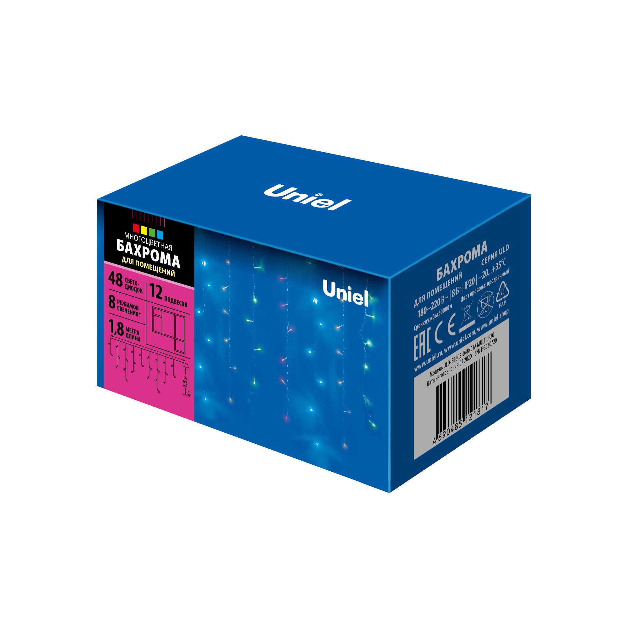 Гирлянда "Бахрома" Uniel UL-00005273