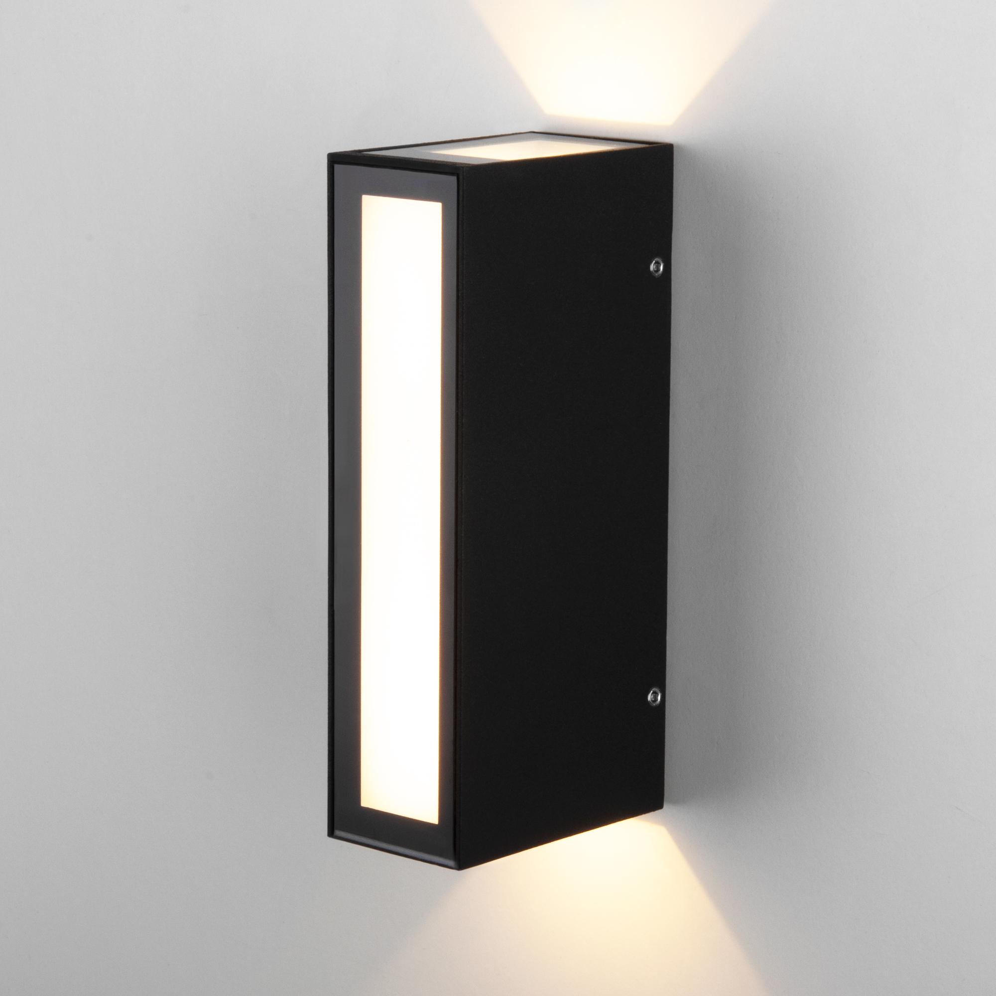 Уличный настенный светодиодный светильник Elektrostandard Elektrostandard 1524 TECHNO LED Acrux чёрн