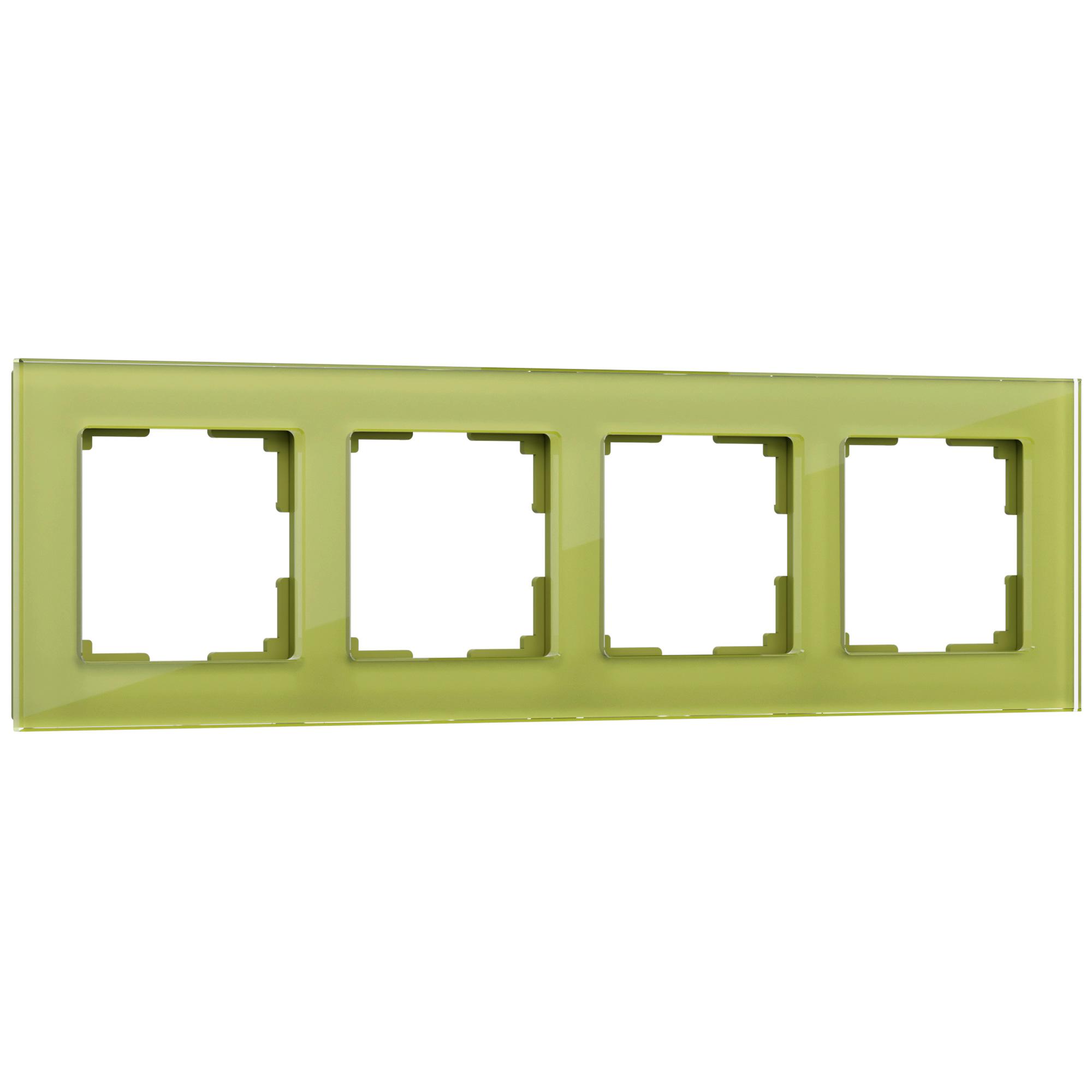 Рамка на 4 поста фисташковый Werkel WL01-Frame-04