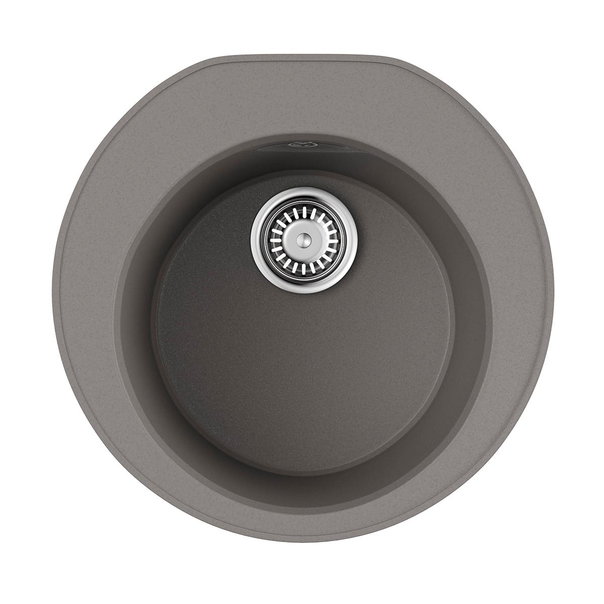 Врезная кухонная мойка Omoikiri Miya 50R GR leningrad grey 4993582