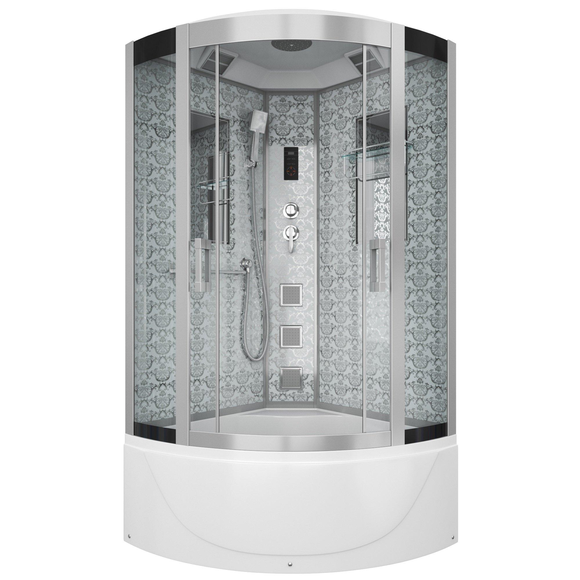 Душевая кабина Niagara Luxe 7790W 90x90 высокий поддон (4 места)