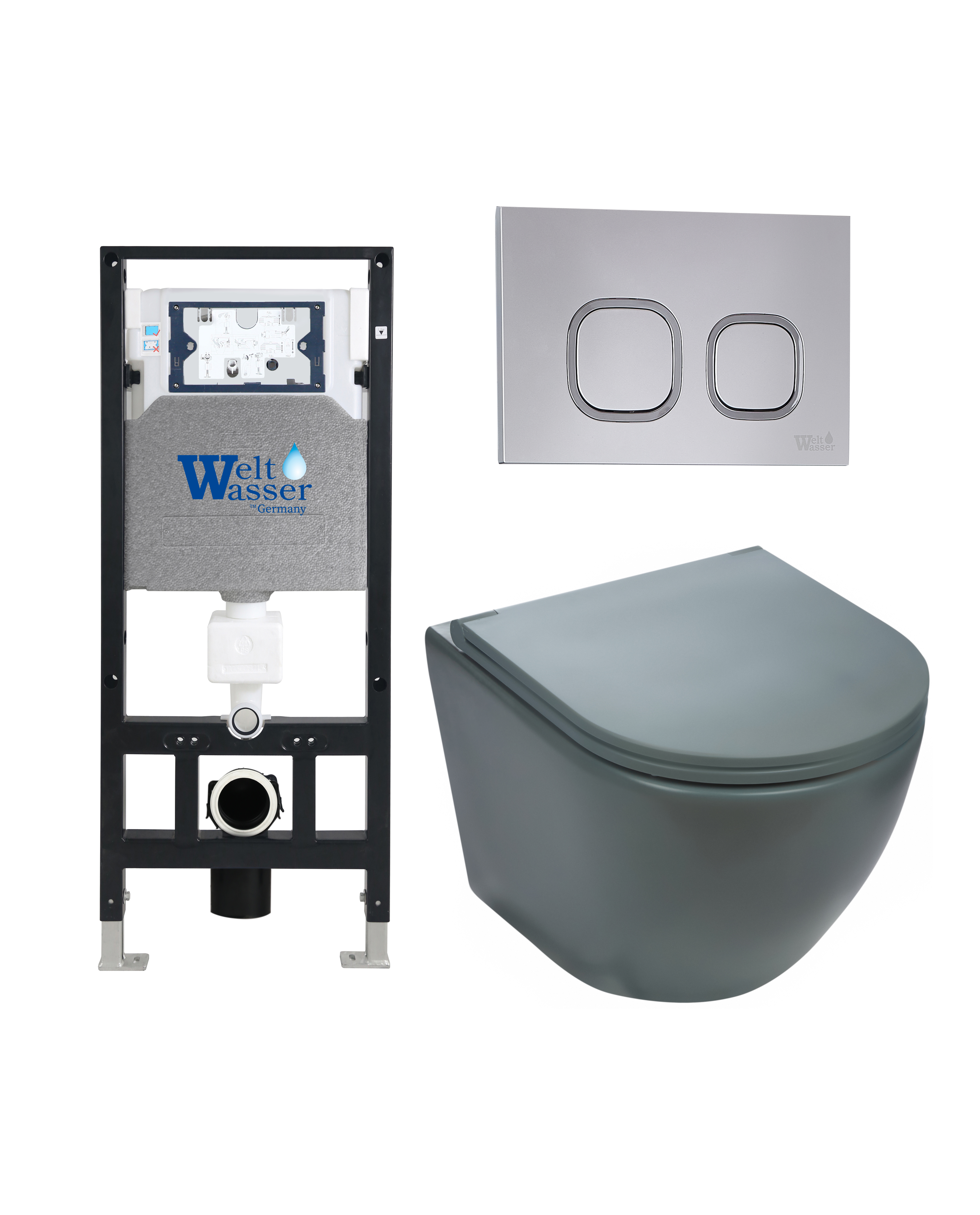 Комплект WeltWasser 10000010869 Merzbach 041 MT-GR + Amberg 506 + Amberg RD-CR