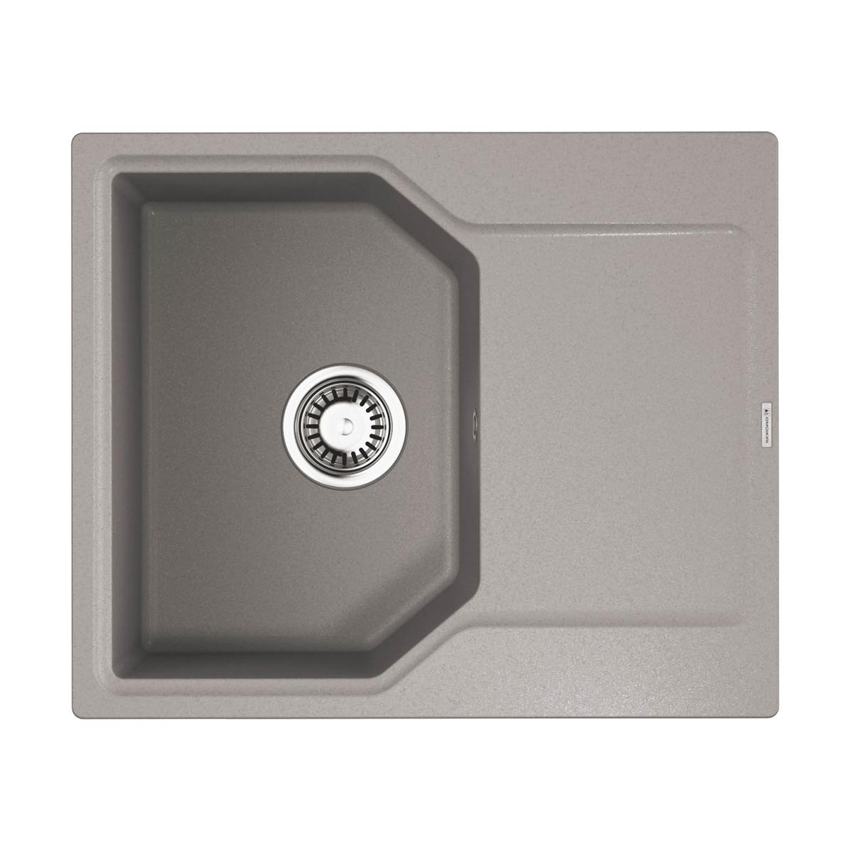 Врезная кухонная мойка Omoikiri Yonaka 61-GR leningrad grey 4993636