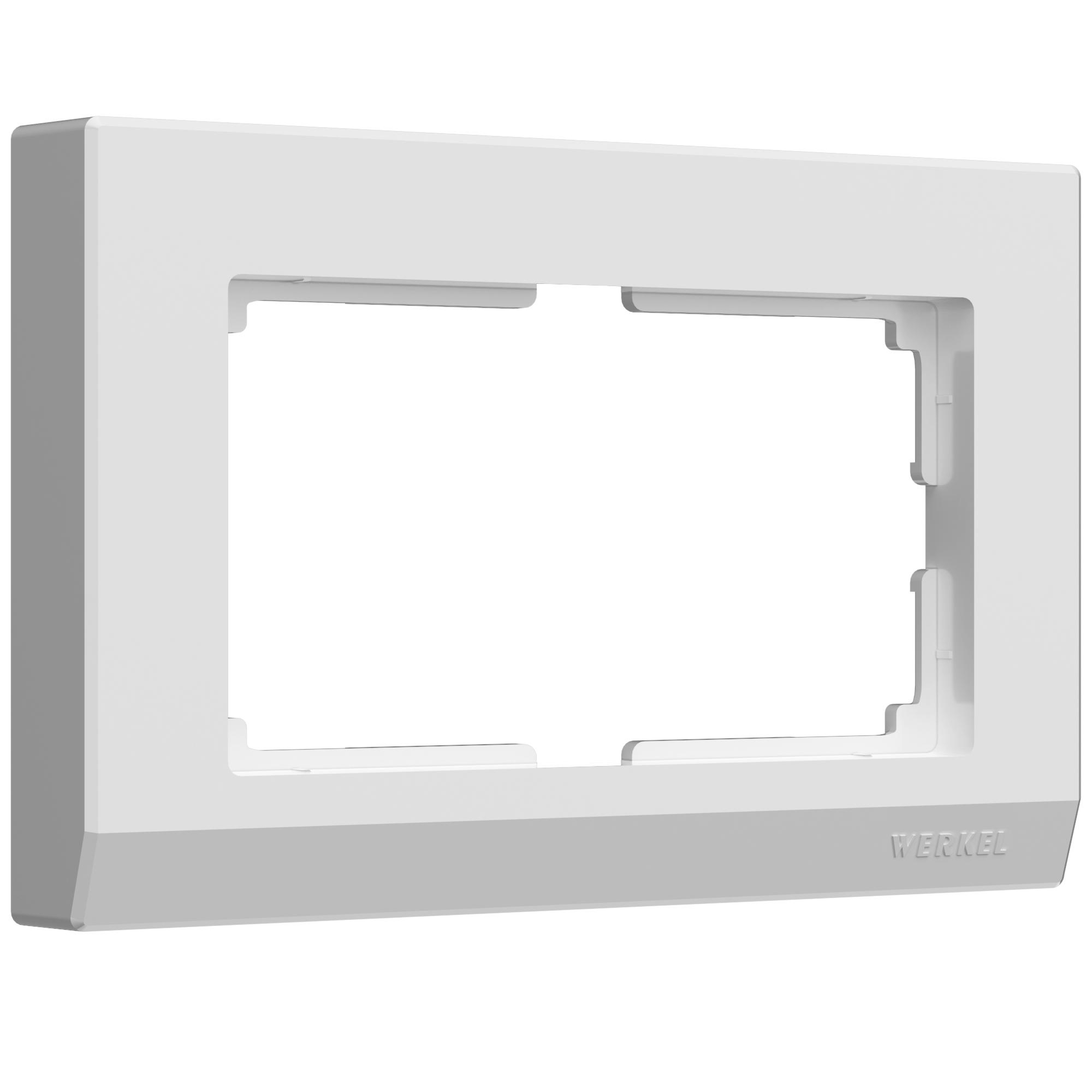Рамка для двойной розетки белый Werkel W0081801