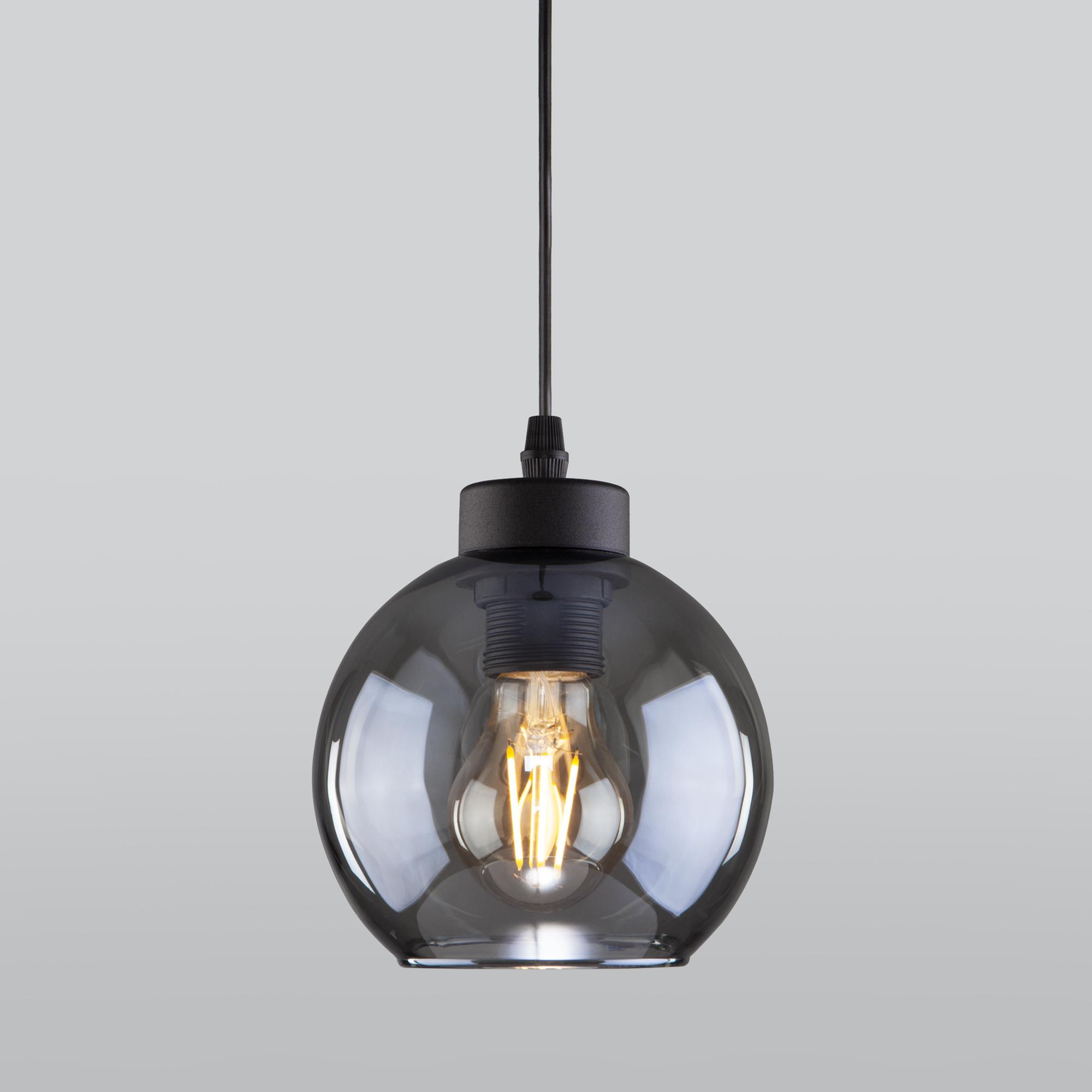 Подвесной светильник с круглым стеклянным плафоном TK Lighting 4317 Cubus
