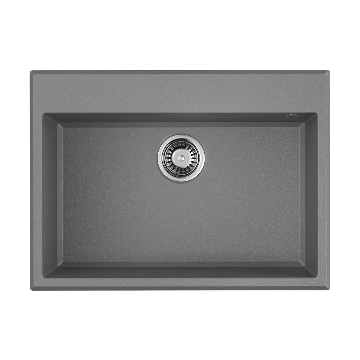 Врезная кухонная мойка Omoikiri Tedori 68-GR leningrad grey 4993570