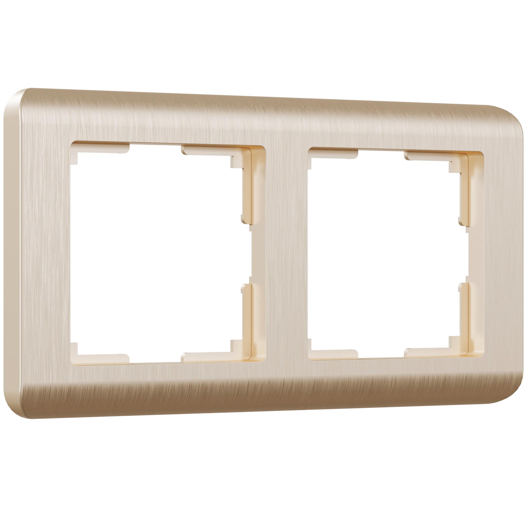 Рамка на 2 поста шампань Werkel W0022111