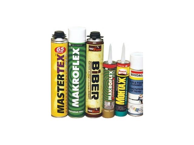 Пена, клеи, герметики