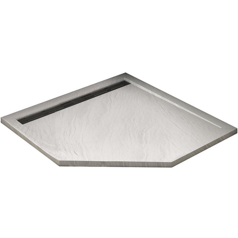 Душевой поддон с сифоном WeltWasser WW TRP 100 STONE-WT 100х100х3 10000004364 белый