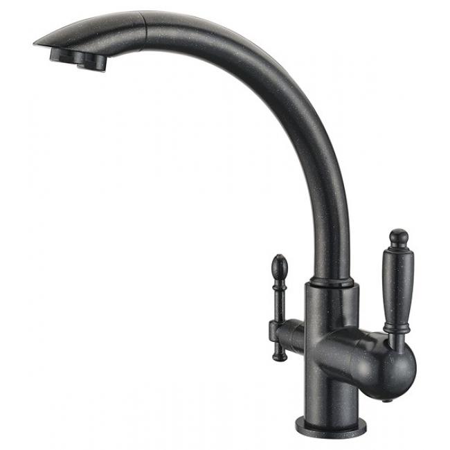 Смеситель для кухни (мойки) под фильтр Kaiser Vincent 31244-5 черный