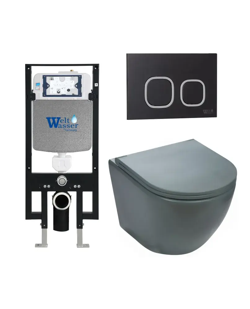 Комплект WeltWasser 10000010853 Merzbach 041 MT-GR + Amberg 497 + Amberg RD-BL
