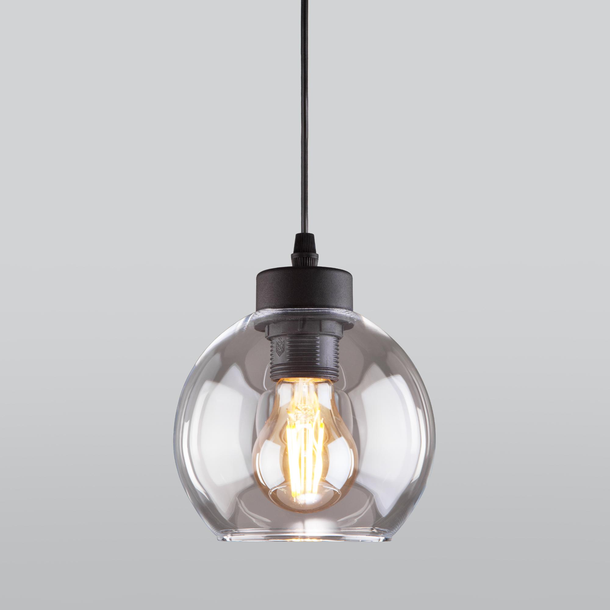 Подвесной светильник с круглым стеклянным плафоном TK Lighting 4319 Cubus