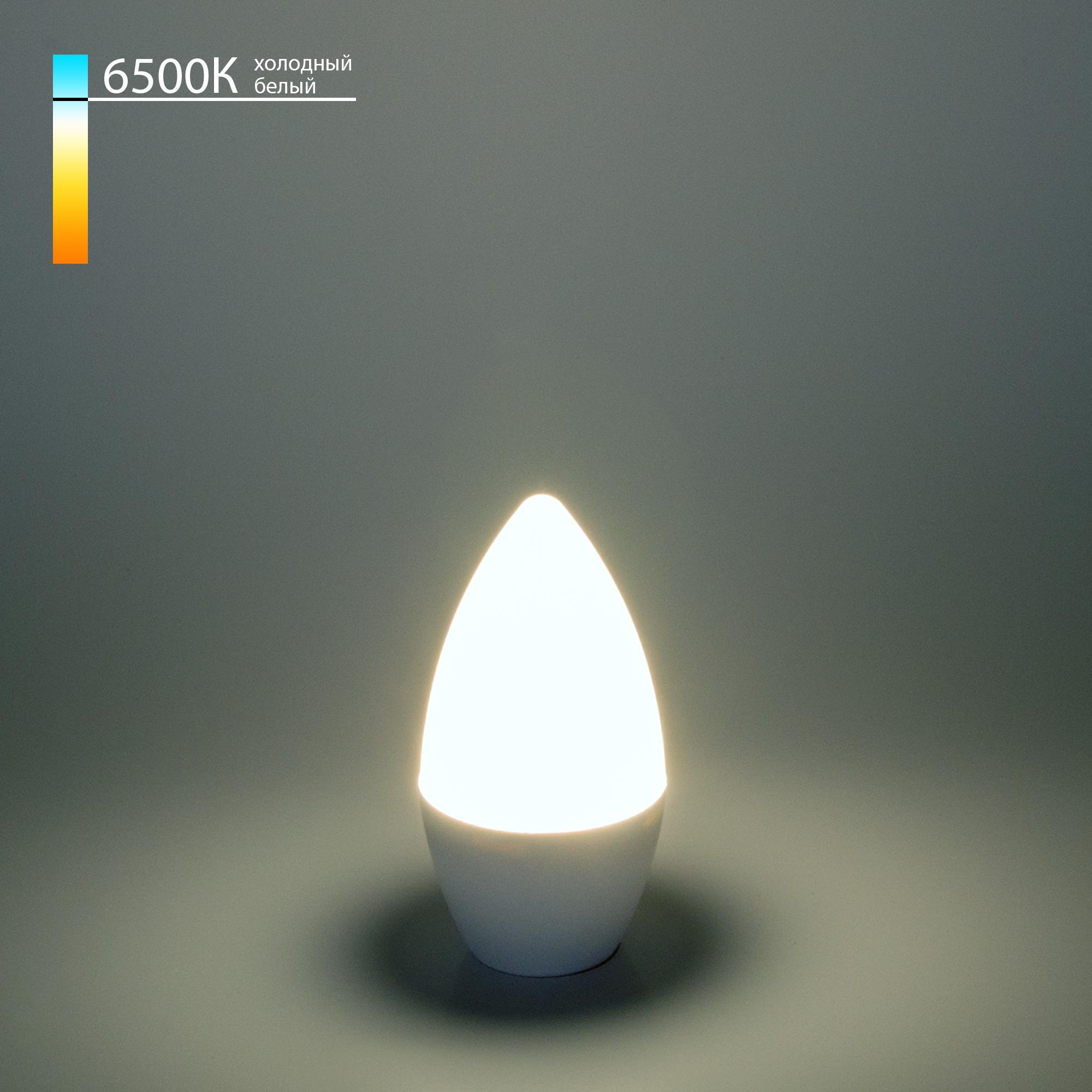 Светодиодная лампа Elektrostandard "Свеча" C37 6W 6500K E14 BLE1423