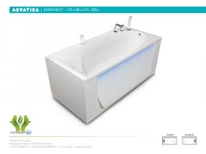 Ванна Aquatika КИНЕТИКА 170х80х61 BASIC