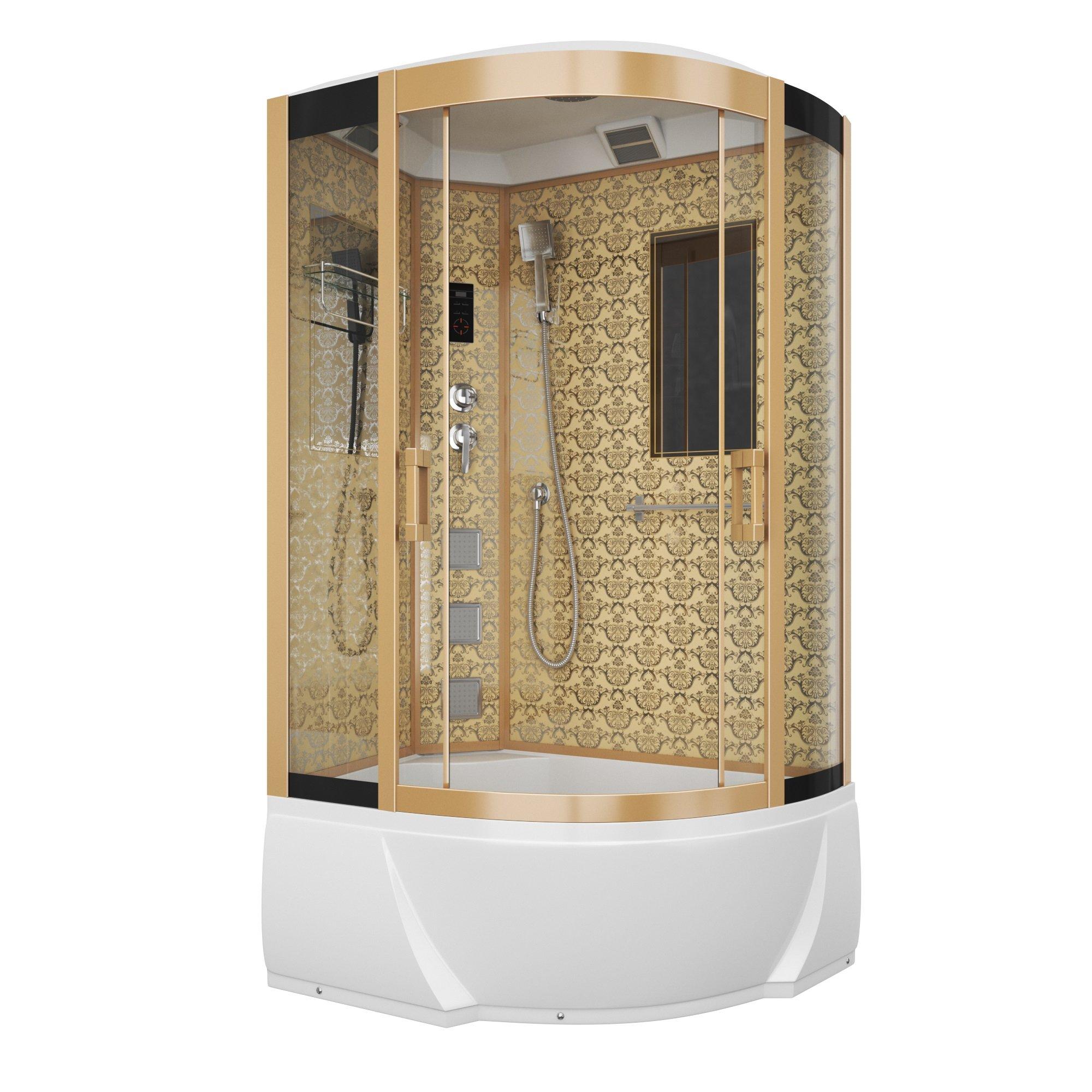 Душевая кабина Niagara Luxe 7712GL 80x120 высокий поддон (4 места)