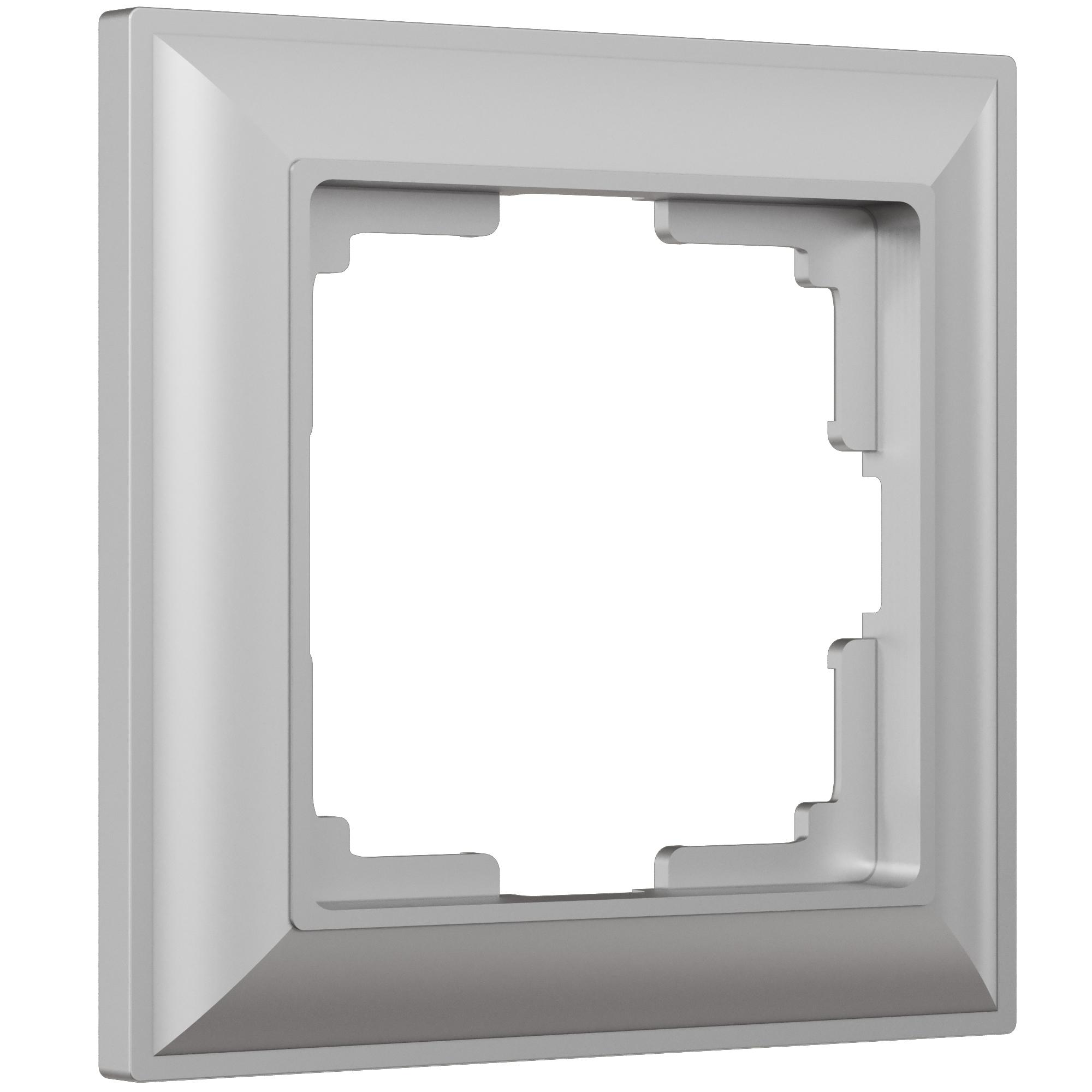 Рамка на 1 пост серебряный Werkel W0012206