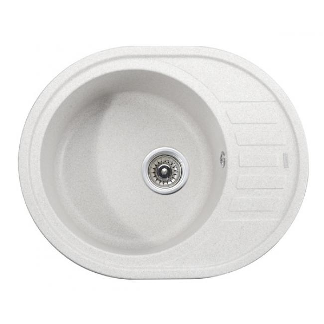 Кухонная мойка гранит Kaiser 62 см KGMO-6250-W белый