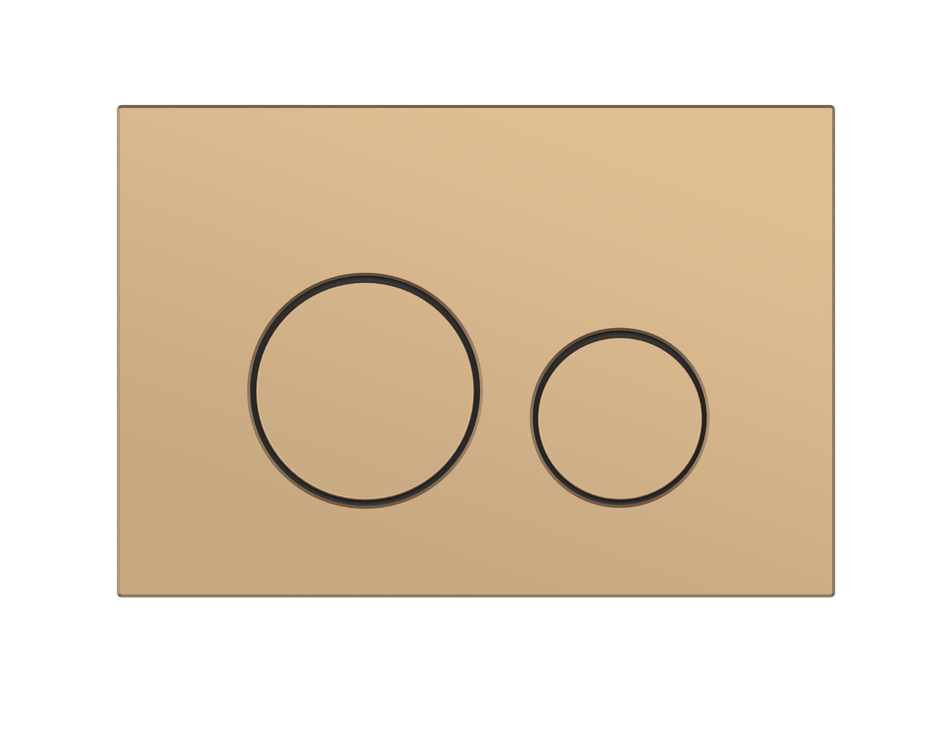 Кнопка смыва Cersanit Twins для Link Pro/Vector/Link/Hi-Tec 63524 золото