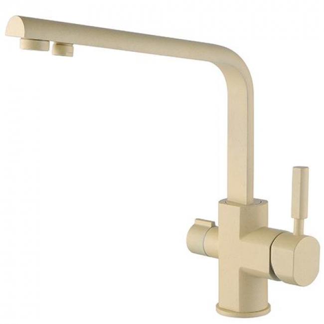 Смеситель для кухни (мойки) под фильтр Kaiser Decor 40144-6 песочно-желтый