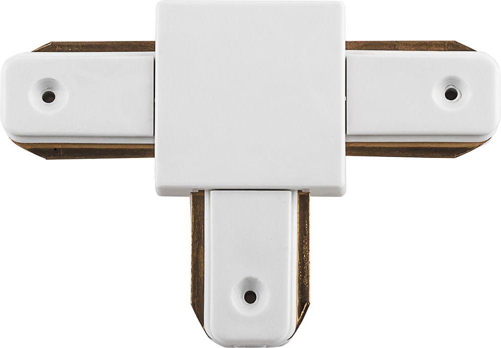 Коннектор Т-образный однофазный для шинопровода, белый Feron LD1003 10332