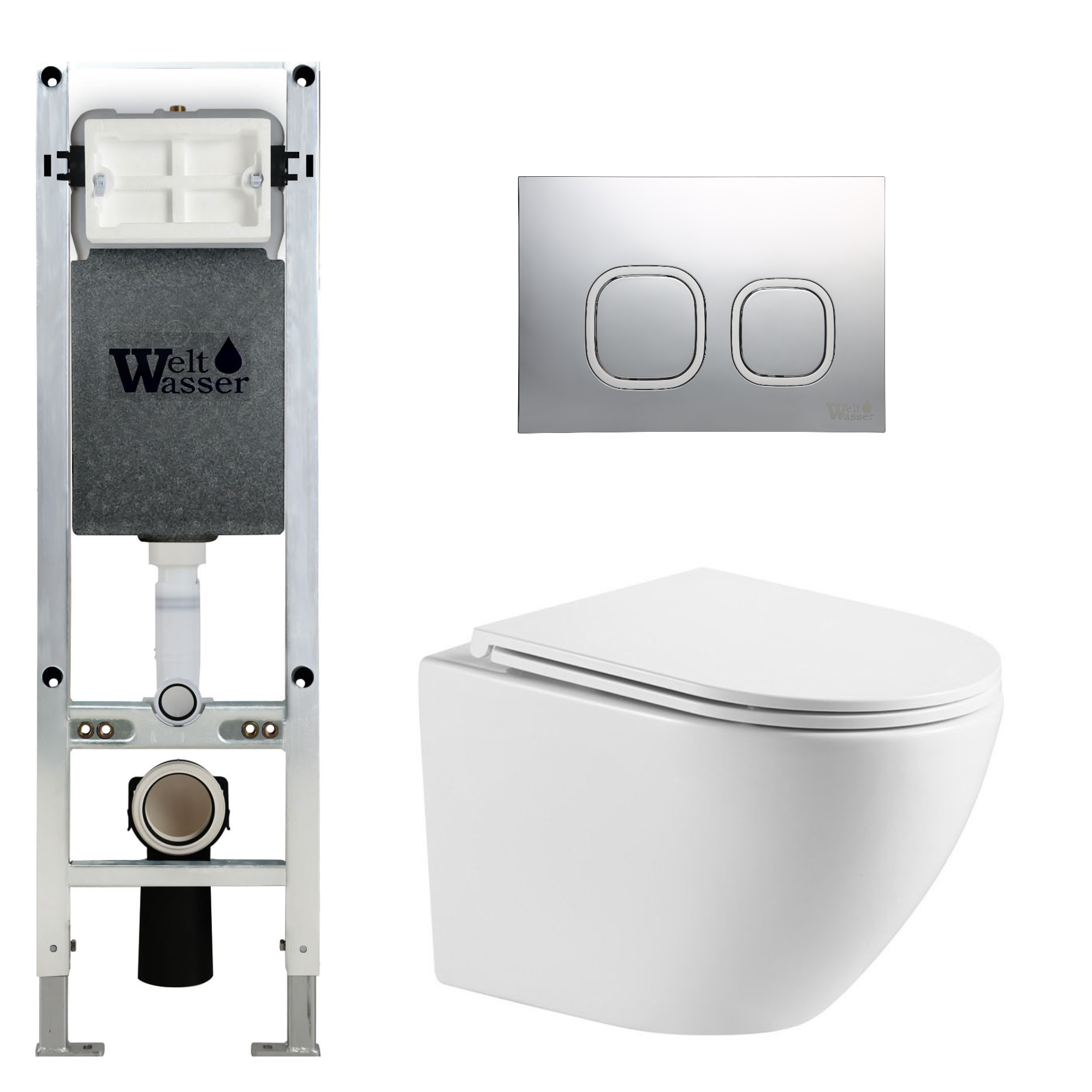 Комплект WeltWasser 10000011284 Merzbach 043 GL-WT + Amberg 350 ST + Amberg RD-MT CR