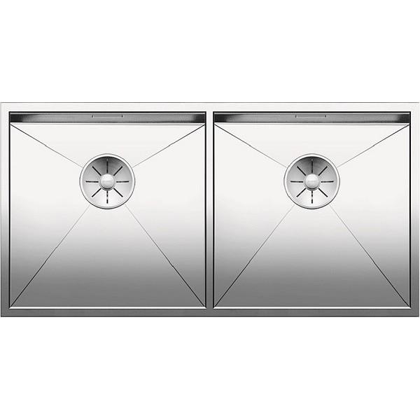 Врезная кухонная мойка Blanco ZEROX 400/400-IF нержавеющая сталь