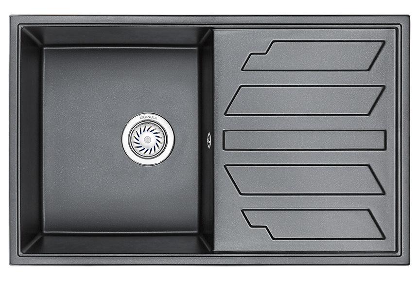 Кухонные мойки Granula GR-8002 шварц