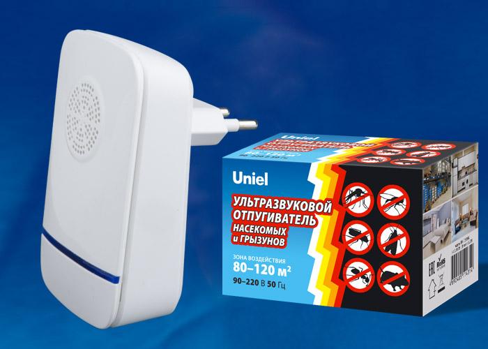 Ультразвуковой отпугиватель грызунов и насекомых Uniel UL-00004563