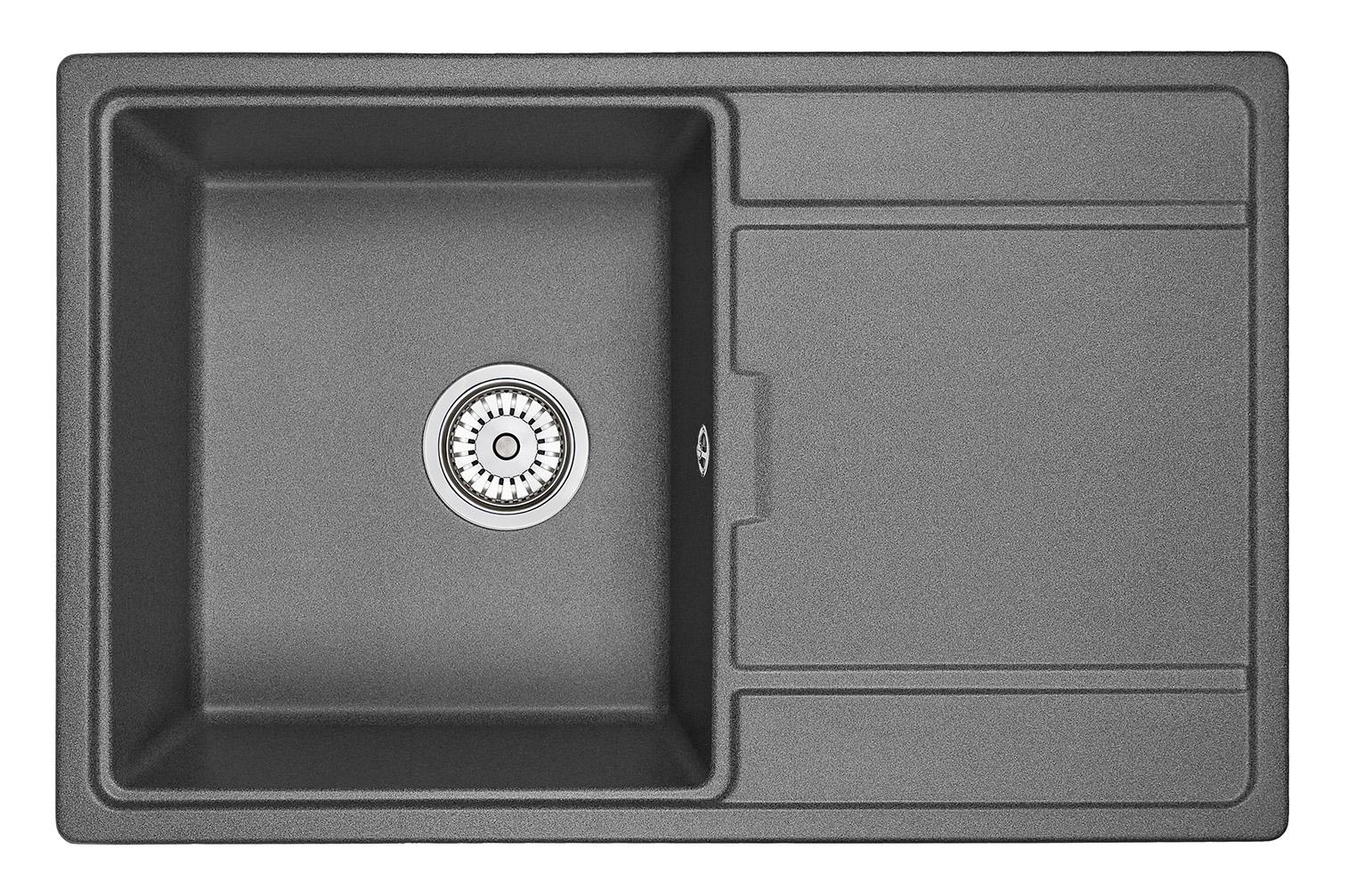 Кухонные мойки Granula GR-7804 графит