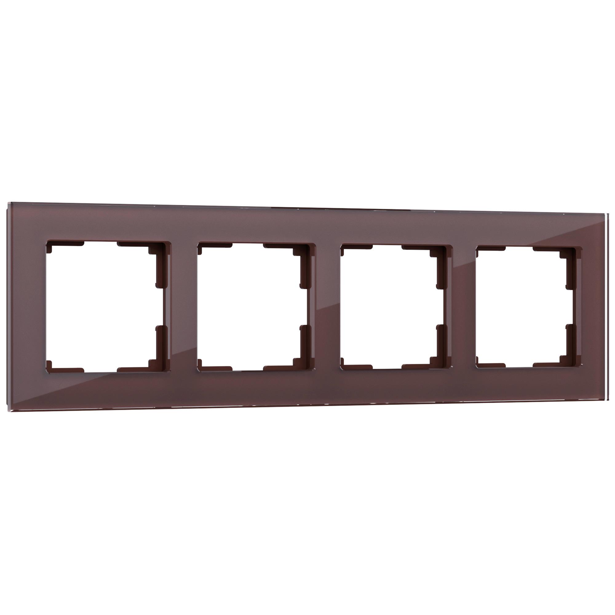 Рамка на 4 поста мокко Werkel W0041118