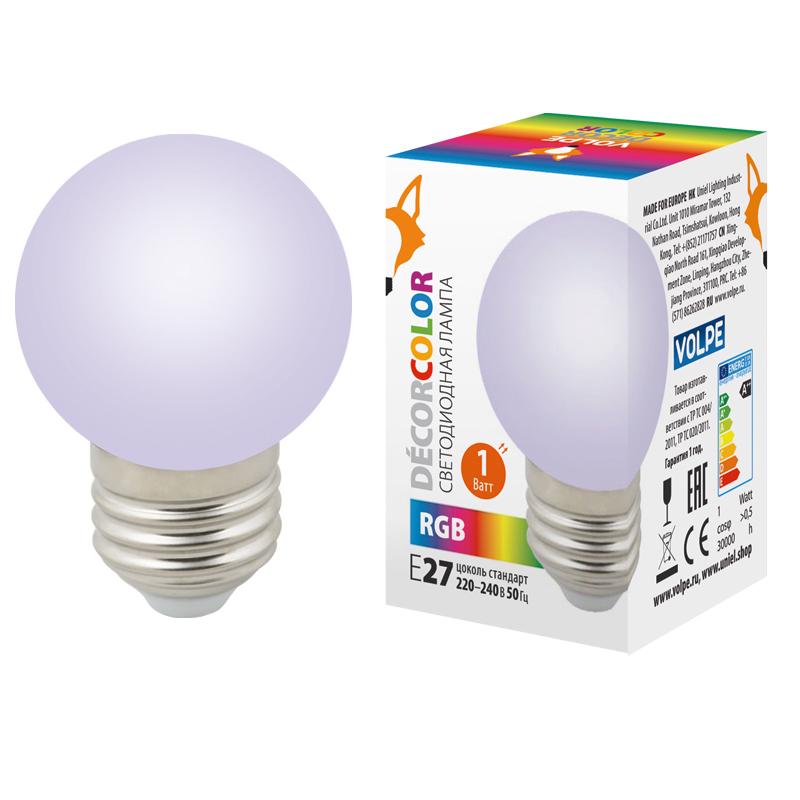 Лампа светодиодная Volpe DECOR COLOR UL-00005808