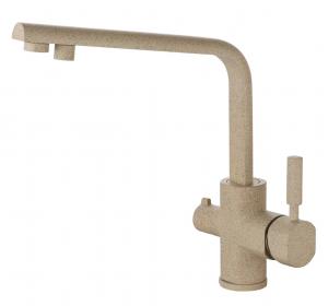 Смеситель для кухни (мойки) под фильтр Kaiser Decor 40144-16 песочный