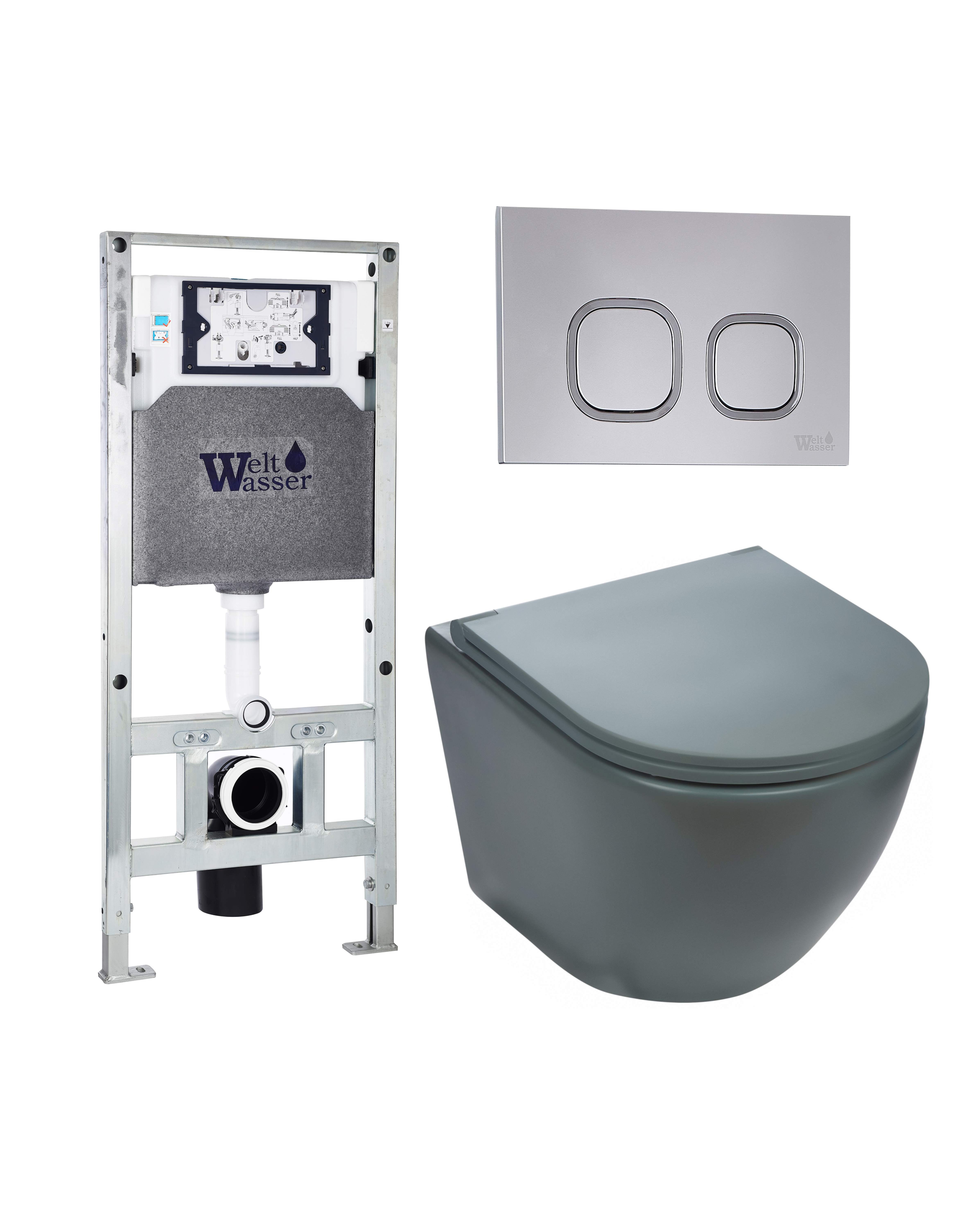 Комплект WeltWasser 10000010864 Merzbach 041 MT-GR + Amberg 506 ST + Amberg RD-CR