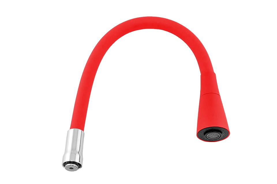 Излив гибкий для мойки Viko V-0395 красный