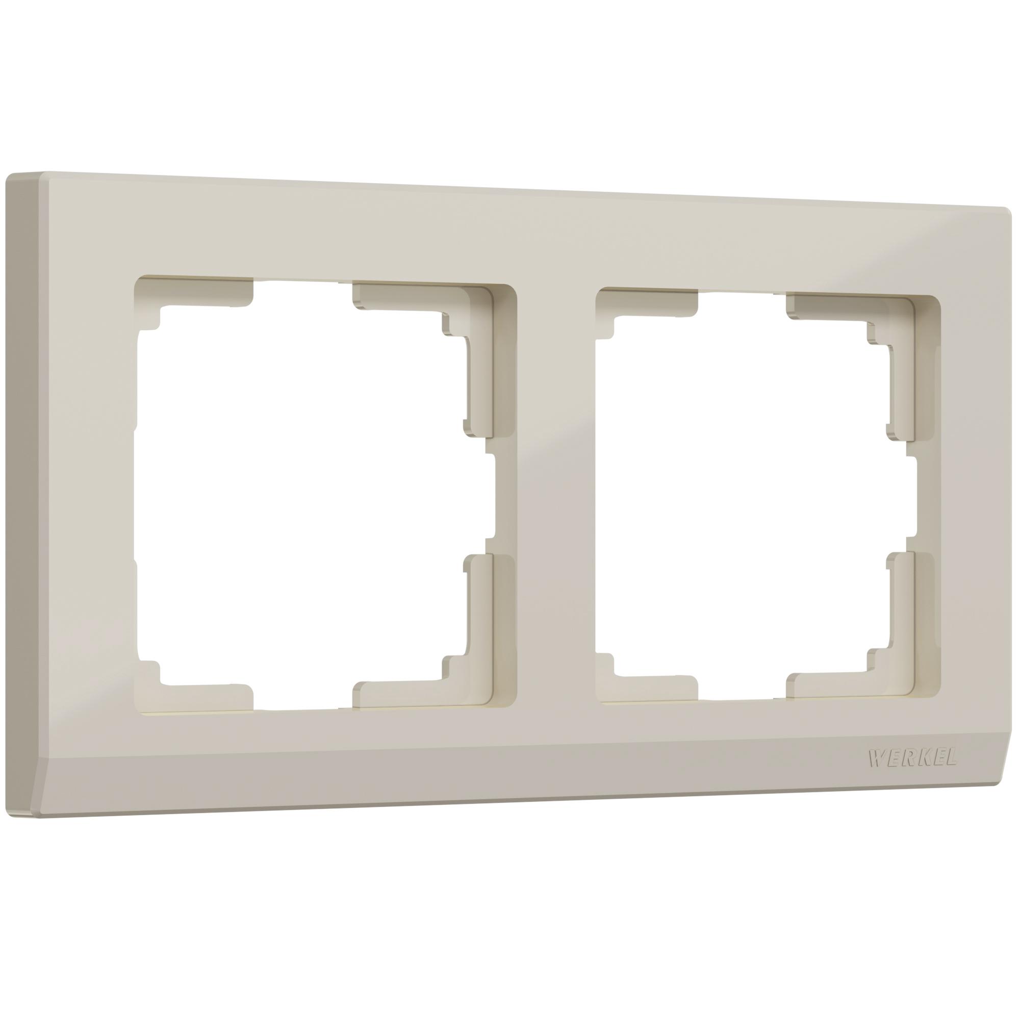 Рамка на 2 поста слоновая кость Werkel W0021803