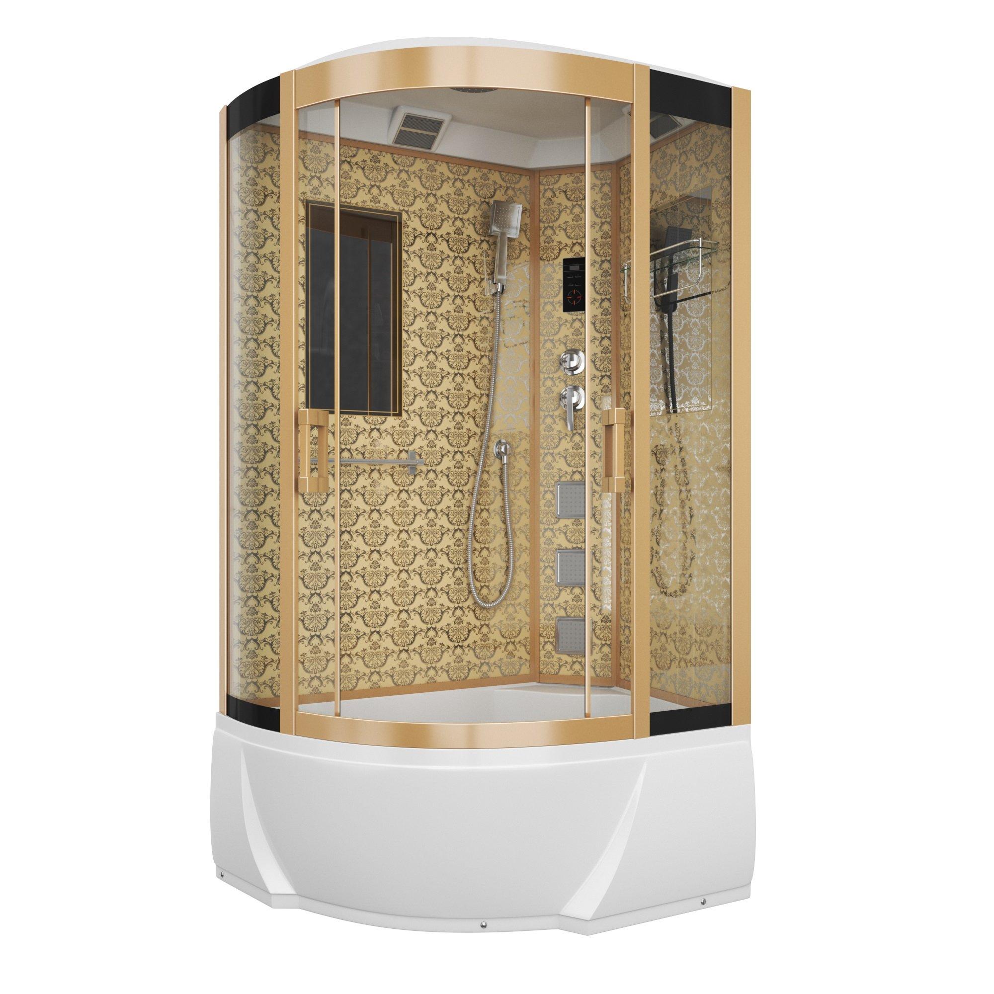 Душевая кабина Niagara Luxe 7712GR 80x120 высокий поддон (4 места)