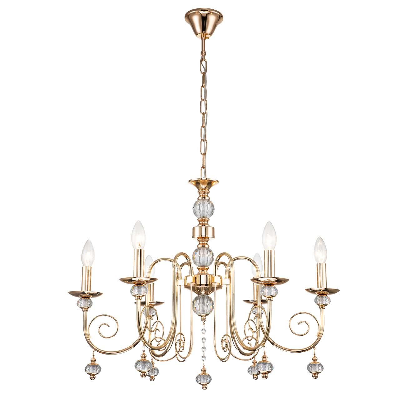 Подвесной светильник Escada Shine 678/6PL Gold