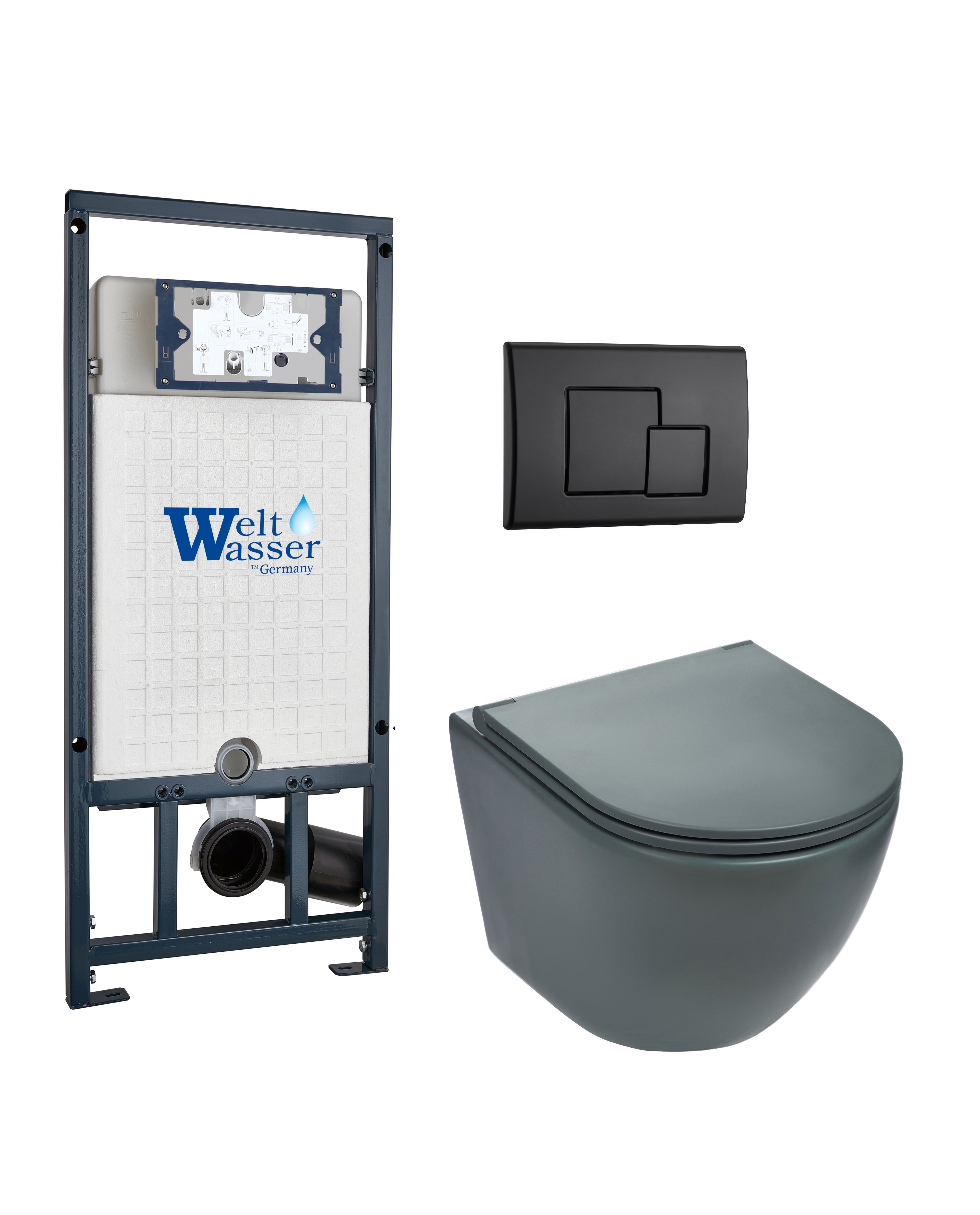 Комплект WeltWasser 10000010885 Merzbach 041 MT-GR + Marberg 507 + Marberg 507 SE MT-BL