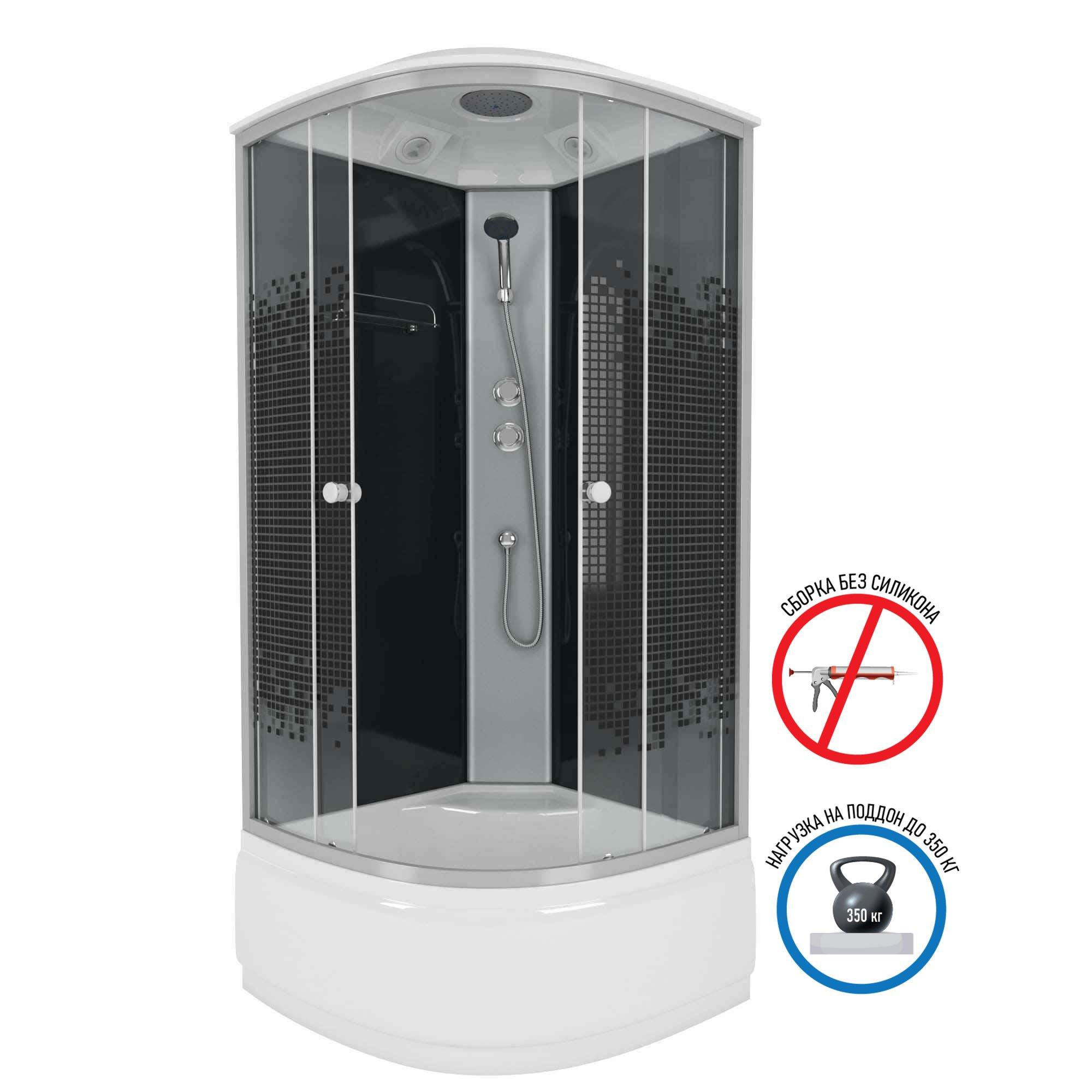 Душевая кабина Niagara Eco 75081454 90х90х215 (4 места)