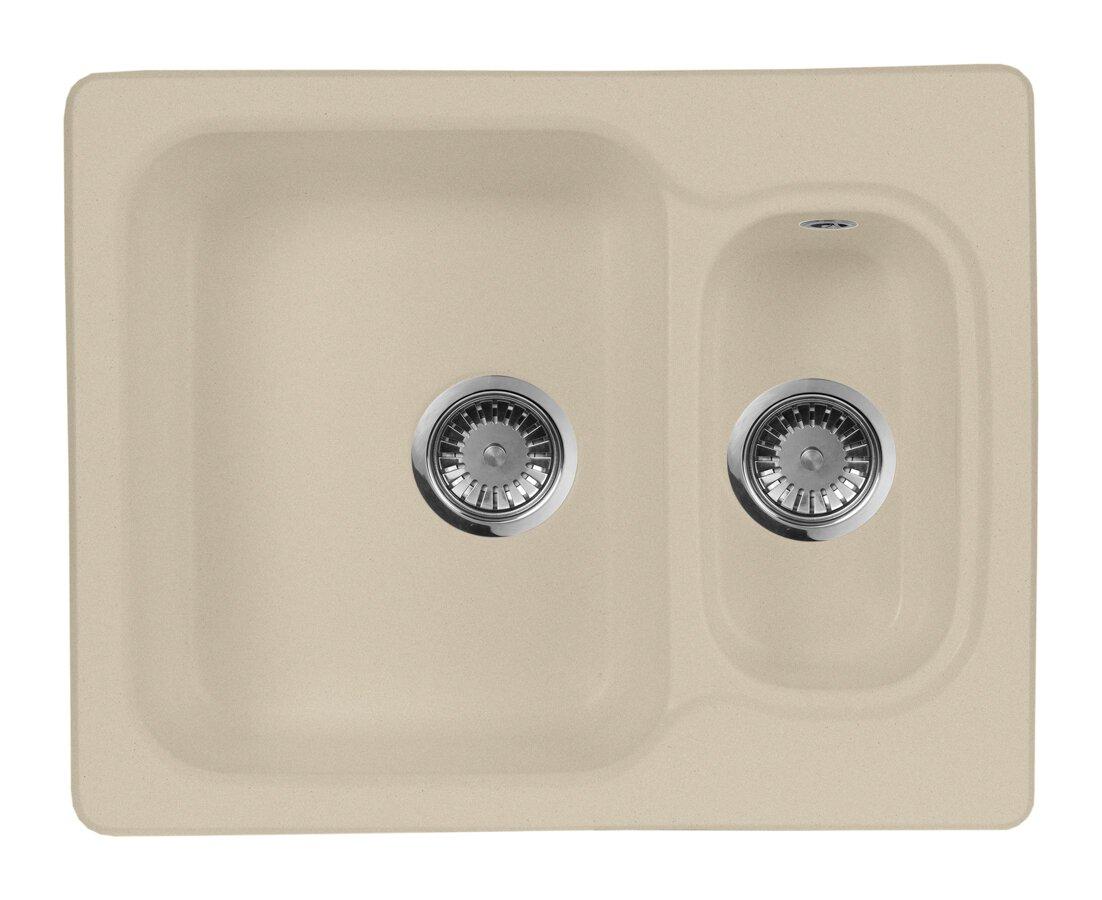 Мойка кухонная AquaGranitEx M-09 (328) бежевый