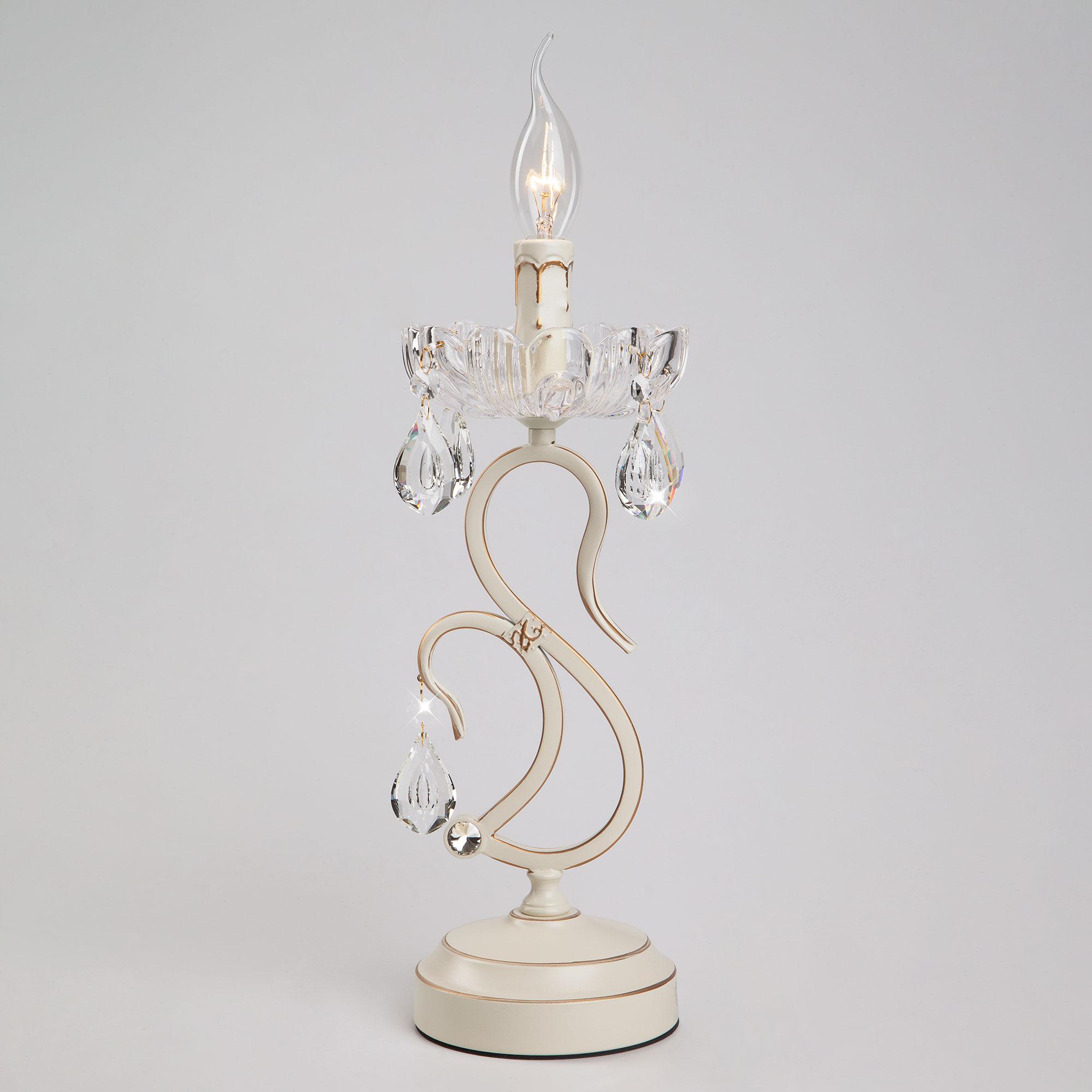 Классическая настольная лампа Eurosvet 12205/1T белый